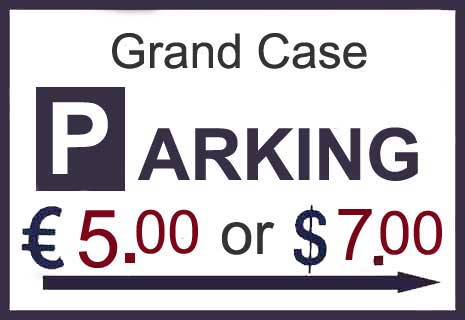 Grand Case Parking Sign