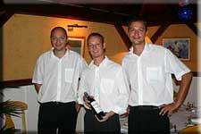 C�dric, Arnaud, and Julien